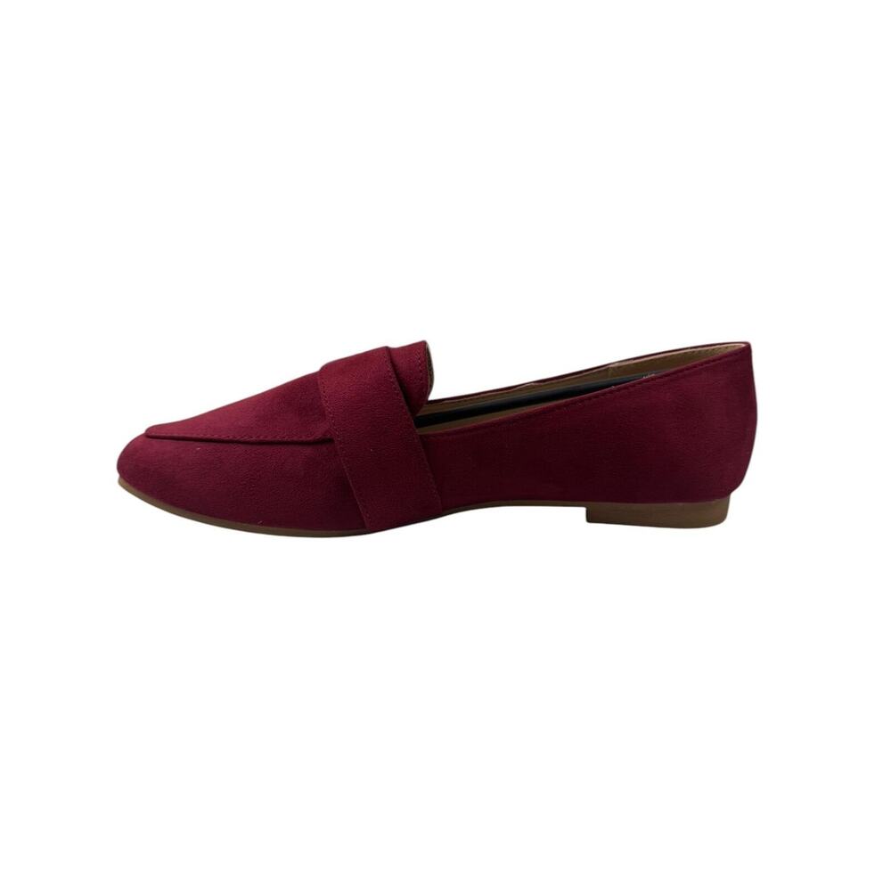 YOKI EDLINE-27 Women's Flat Loafer‎ with Buckle, Red, 8.5 M US - Picture 5 of 7